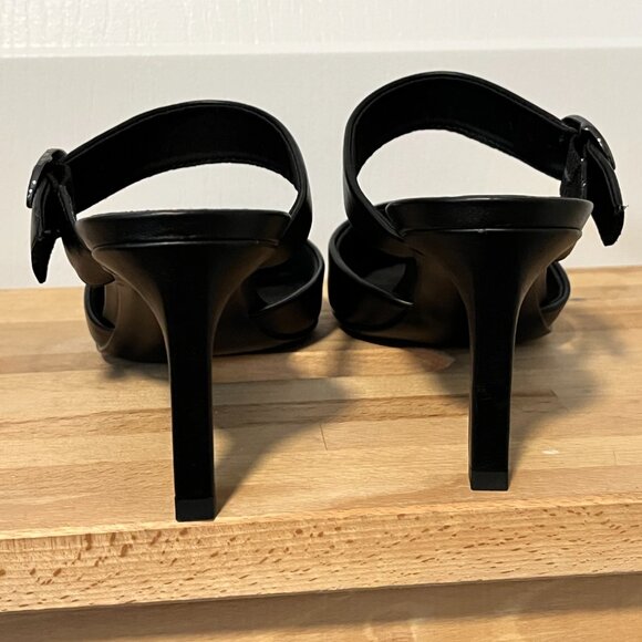 Anne Klein Open Back Heels in Black Size 10 - Picture 4 of 8